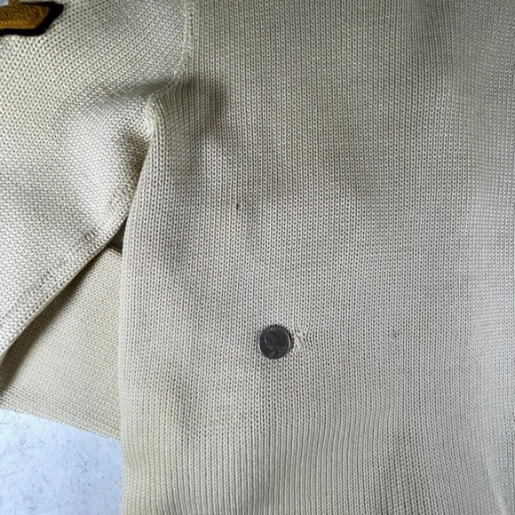 Vintage 1949 Hayti Missouri High School Football Champions cardigan sweater - Picture 9 of 9